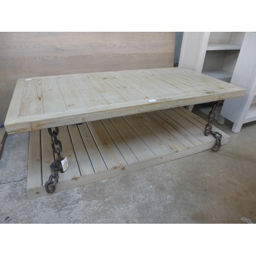 1996 - A rustic/industrial large coffee table