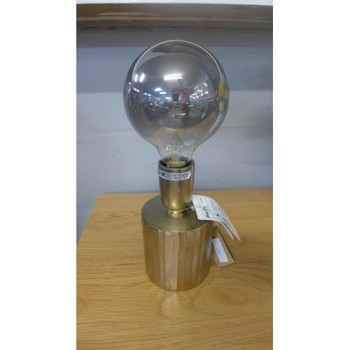 1346 - A gilt table lamp with LED titanium bulb (30-68932)   #