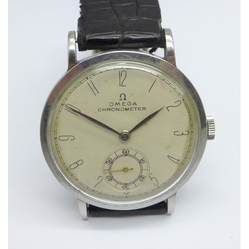 1085 - An Omega Chronometer wristwatch, 35mm case