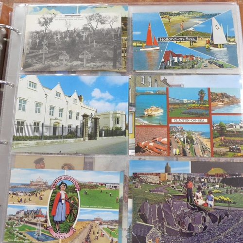 693 - A postcard album, 200 cards