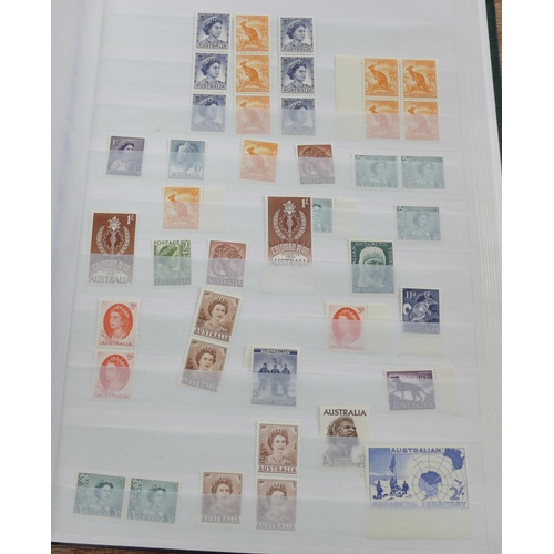 701 - An album of stamps and two sheets of nine Australia 5D stamps