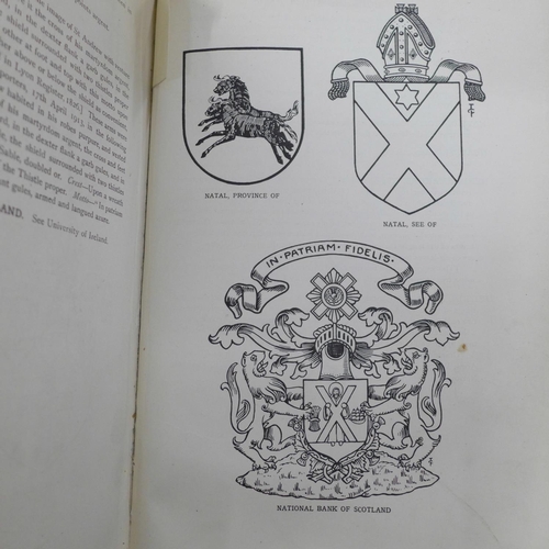 712 - The Book of Public Arms, approximately 870 pages of British and European coats of arms, illustrated ... 