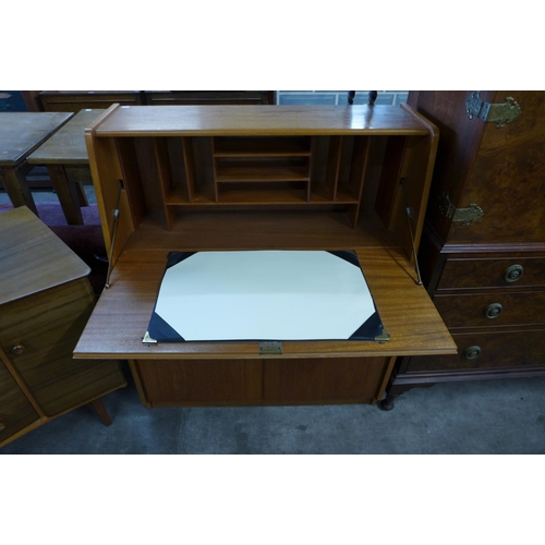 124 - A teak bureau