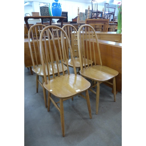 135 - A set of four Ercol style chairs