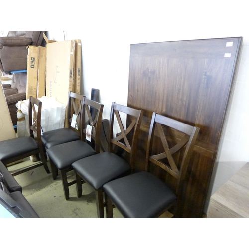 1827 - A Lakemont seven piece dining set, RRP £583.33 + VAT (301102-116) - no fixings  *This lot is subject... 