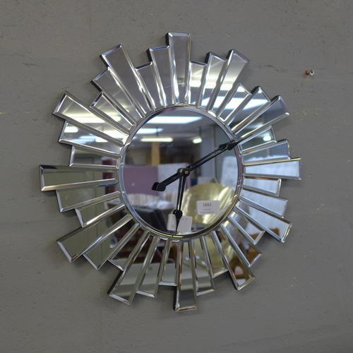 1843 - An abstract mirror clock