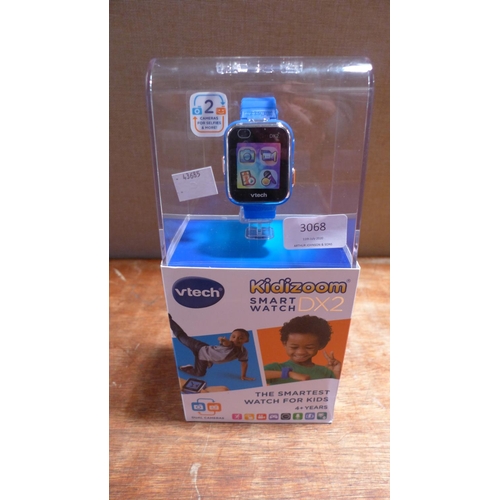 3068 - A V-Tech blue Kidizoom DZ2 smart watch (no charging lead)   (190)   * This lot is subject to VAT