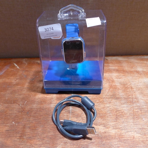 3074 - A Vtech blue DX2 Smart Watch  *This lot is subject to VAT