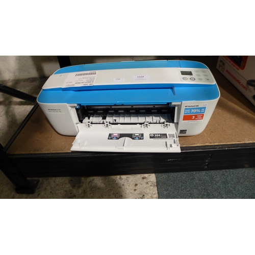 3104 - An Hp Deskjet Aio 3720 Printer     (190-83)   *  This Lot Is Subject To Vat