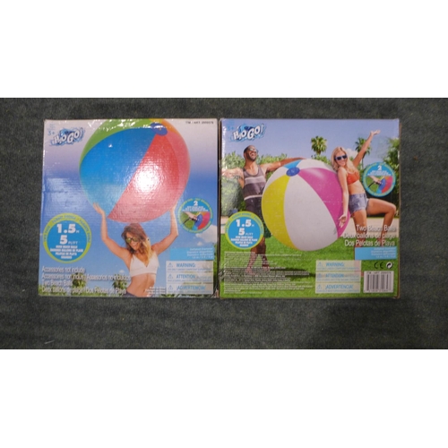 3299l - Five packs of two 1.5m beach balls - 10 balls in total , RRP £16.99 + vat each - * this lot attracts... 