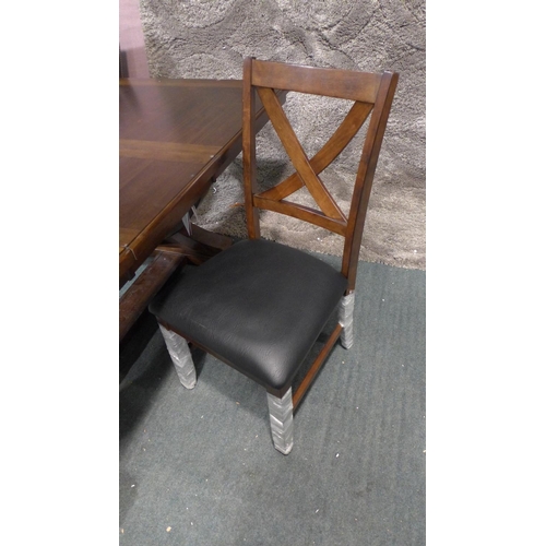 3310 - A Lakemont 7Pce Dining Set - mixed style chairs (no fixings for chairs), £489.99 + Vat    (190-141) ... 