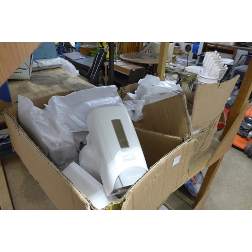 2411 - 19 Rubbermaid commercial soap dispensers - unused