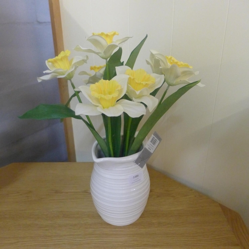 1996 - Daffodils in a white ribbed jug (50142009)   #