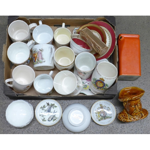 1092 - A collection of china including Royal Doulton, Shelley, Aynsley and commemorative **PLEASE NOTE THIS... 