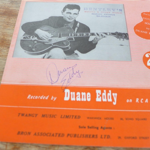 685 - Pop music; autographed Springfields group by Dusty, Tom and Mike, Bobby Darin signed programme and D... 