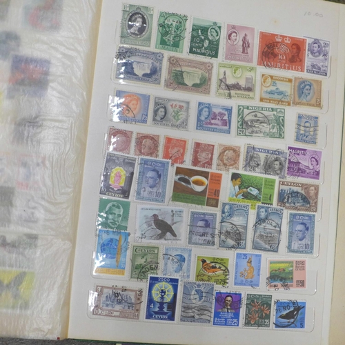 740 - Five albums of worldwide stamps