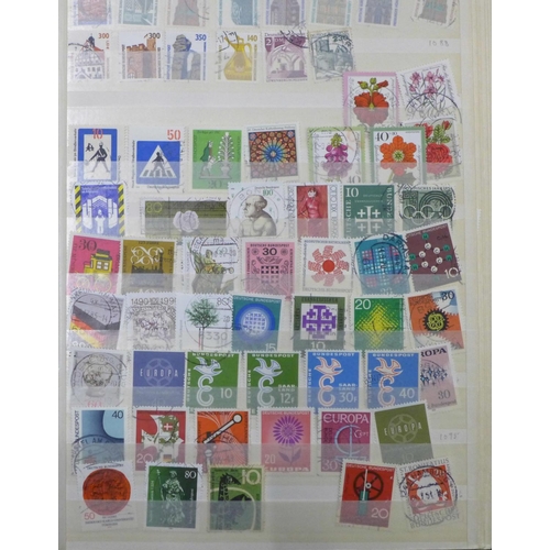 740 - Five albums of worldwide stamps