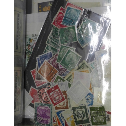740 - Five albums of worldwide stamps