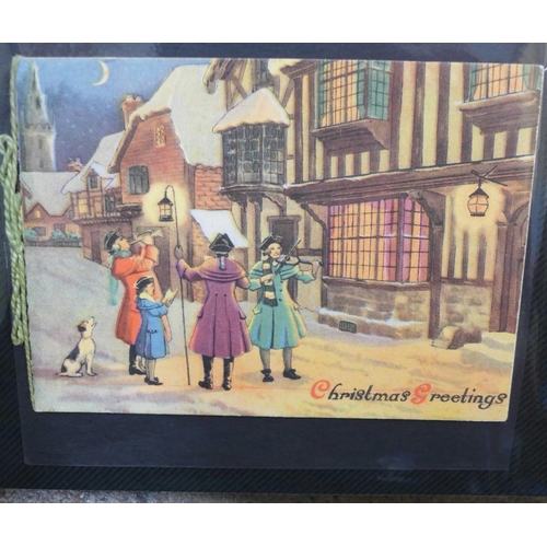 741 - Paper ephemera; a box of comics, photograph albums, greetings cards, etc., mainly 1900-1940