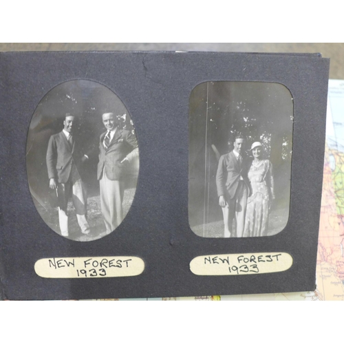 741 - Paper ephemera; a box of comics, photograph albums, greetings cards, etc., mainly 1900-1940