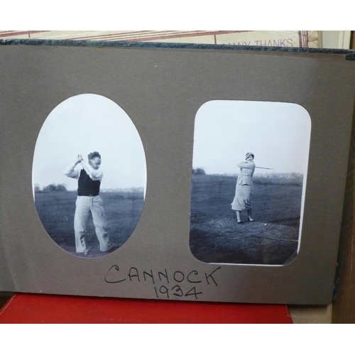 741 - Paper ephemera; a box of comics, photograph albums, greetings cards, etc., mainly 1900-1940