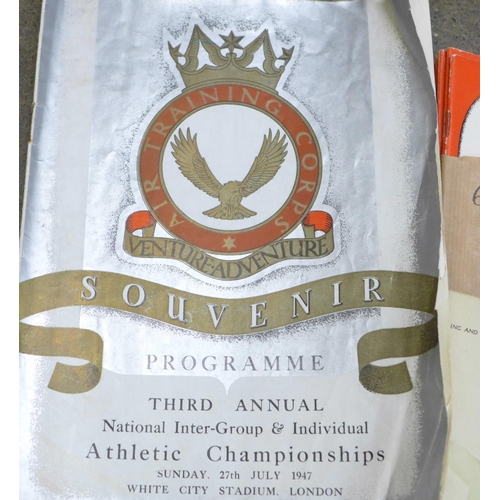 747 - Seventy-five athletics programmes, 1940's  & 1950's including Empire and Commonwealth Games