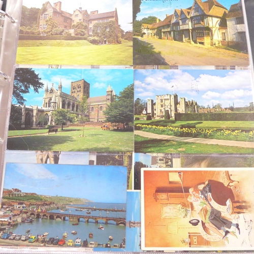 753 - Two postcard albums, 200 cards in each