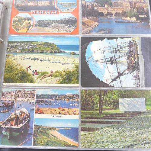 753 - Two postcard albums, 200 cards in each