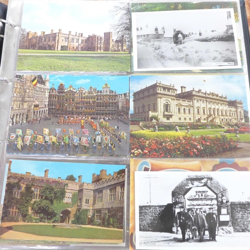753 - Two postcard albums, 200 cards in each