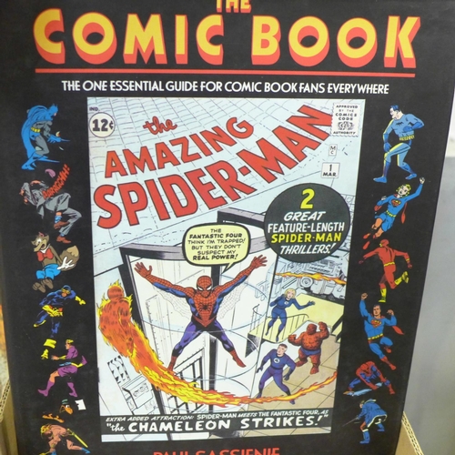762 - A box of comic reference books