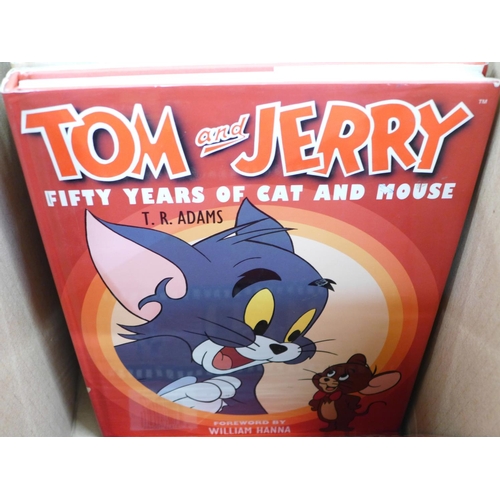 762 - A box of comic reference books