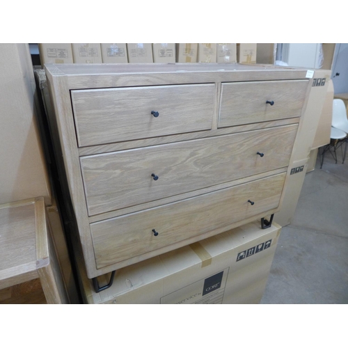 1685 - A Logan low chest of drawers