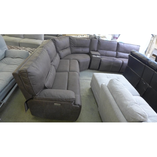 1780 - A Bailey fabric sectional power recline sofa (254362) - RRP £1166.66 + VAT - This lot is subject to ... 