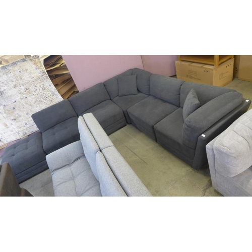 1783 - An Mstar six piece fabric sectional sofa (284052) - RRP £916.66 + VAT - This lot is subject to VAT