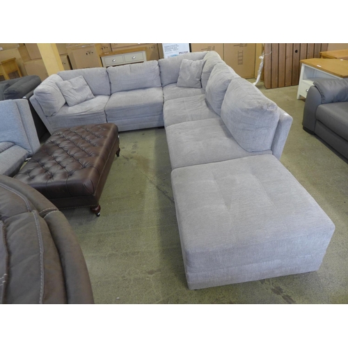 1784A - An Mstar six piece fabric sectional sofa (303489) - £999.91 + VAT - This lot is subject to VAT