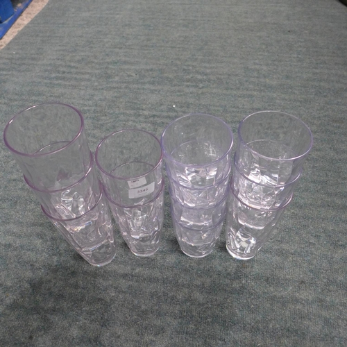3346 - A Set Of Clear Tritan Drinkware    (192-190)  * This Lot Is Subject To Vat