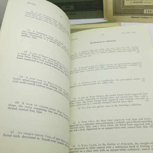 654 - Ten 1960's Sotheby & Co. auction catalogues