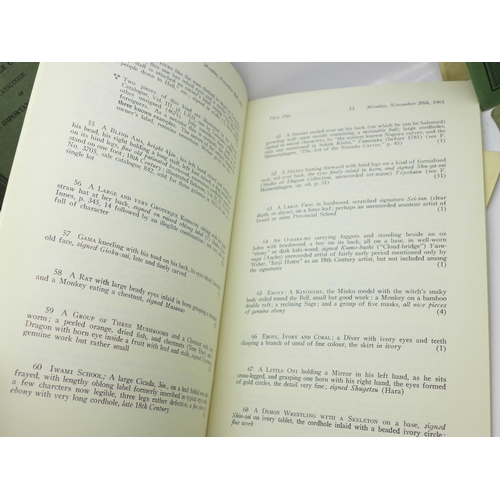 654 - Ten 1960's Sotheby & Co. auction catalogues
