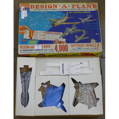 786 - An Eagle Toys kit, Design a Plane, boxed