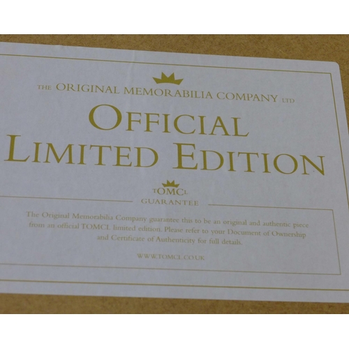 793 - A signed mounted and framed limited edition lithograph, including the sketch script, Ronnie Corbett ... 