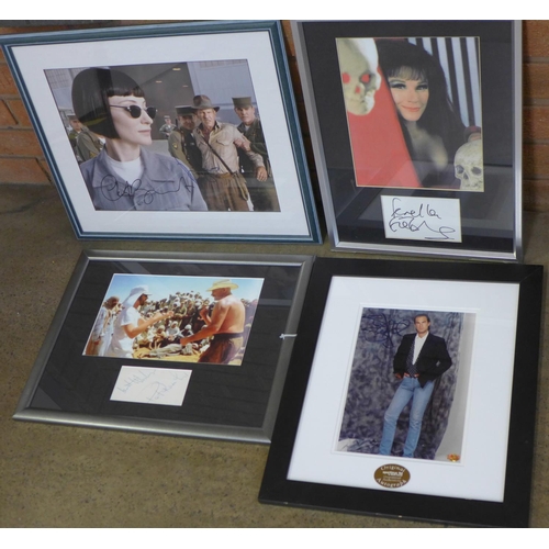 794 - Film and TV celebrity signatures including Steven Seagal, Kate Blanchett with certificate of authent... 
