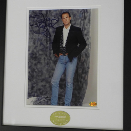 794 - Film and TV celebrity signatures including Steven Seagal, Kate Blanchett with certificate of authent... 