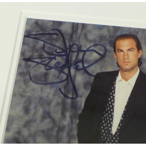 794 - Film and TV celebrity signatures including Steven Seagal, Kate Blanchett with certificate of authent... 