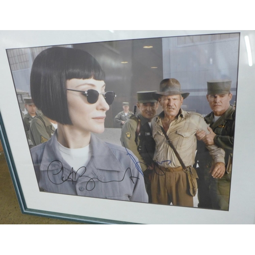 794 - Film and TV celebrity signatures including Steven Seagal, Kate Blanchett with certificate of authent... 