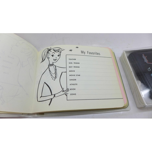 833 - American interest; Ben Casey autograph book and wallet