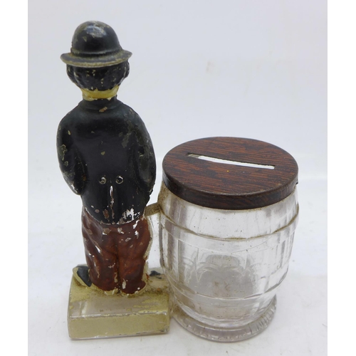 835 - A Charlie Chaplin 1930's money box