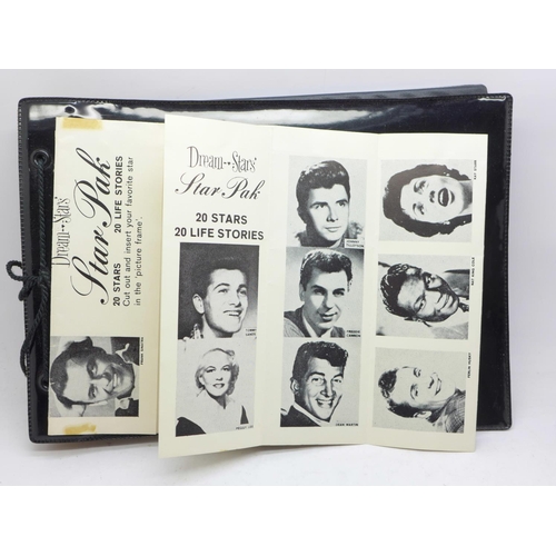 836 - American interest, Dream Starts plastic stars book, Going Steady pencil case and Shindig original 19... 