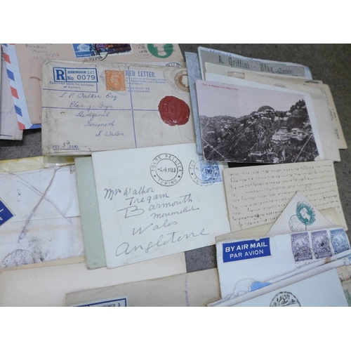 843 - World postal history; an accumulation of all period world postal history including just a few Great ... 