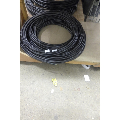 2454 - Reel of 3 core heavy duty electric cable - approx. 97 mtrs in length