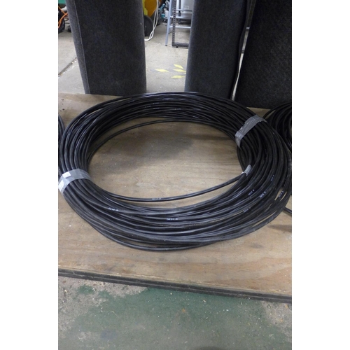 2459 - Reel of 3 core heavy duty electric cable - at least 100 mtrs in length